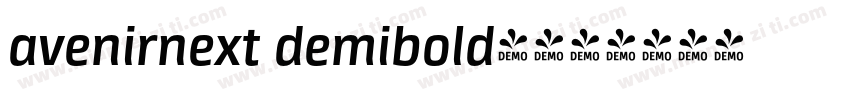 avenirnext demibold字字体转换